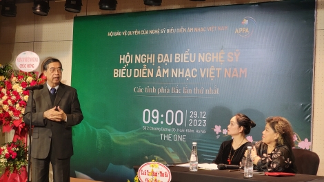 Bế mạc Hội nghị đại biểu nghệ sĩ biểu diễn âm nhạc Việt Nam các tỉnh phía Bắc lần thứ nhất