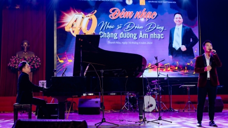 Tưng bừng đêm nhạc kỷ niệm 40 năm sự nghiệp của nhạc sĩ Đoàn Dũng 