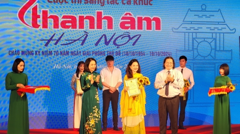 Lễ trao giải thưởng và ra mắt ấn phẩm cuộc thi “Thanh âm Hà nội” năm 2024