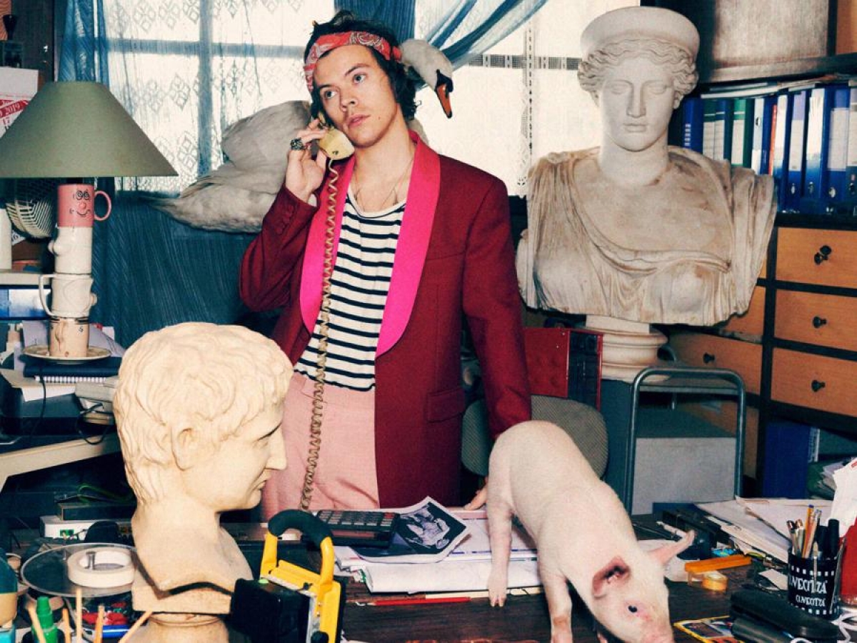 Harry Styles và nhãn hàng Gucci cùng hợp tác trong bộ sưu tập 25 thiết kế dành cho nam giới