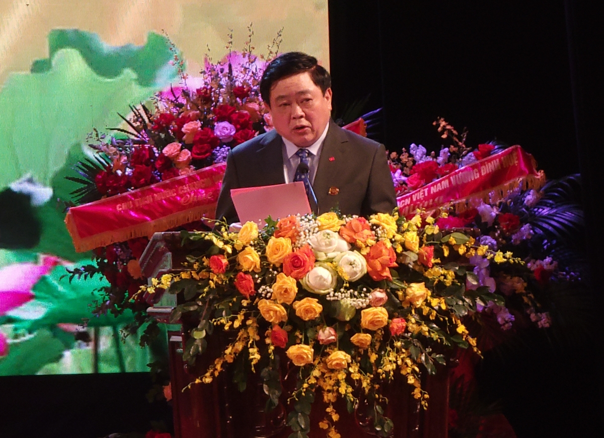 PGS-TS, nhà văn Nguyễn Thế Kỷ, nguyên Ủy viên Trung ương Đảng, nguyên Tổng Giám đốc Đài TNVN, Chủ tịch Hội đồng đọc diễn văn Lễ kỷ niệm.