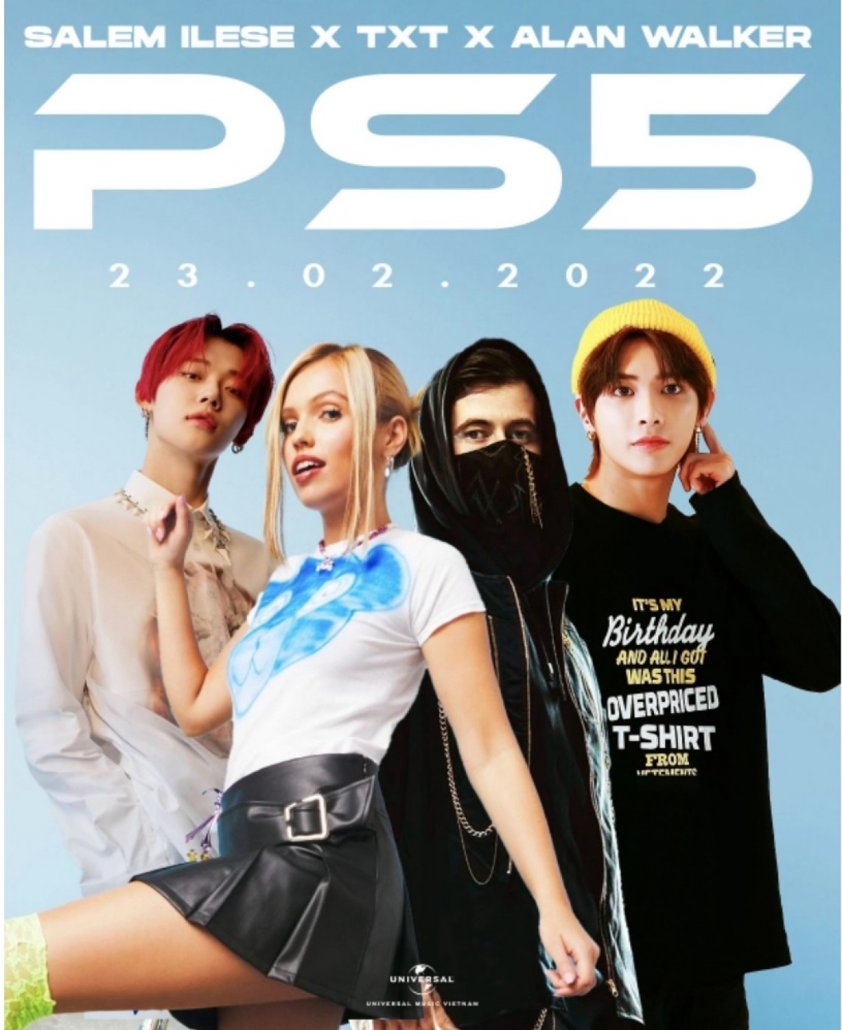 "PS5" bản hit nổi đình đàm của TXT kết hợp với 2 nghệ sĩ Salem Ilese và Alan Walker.